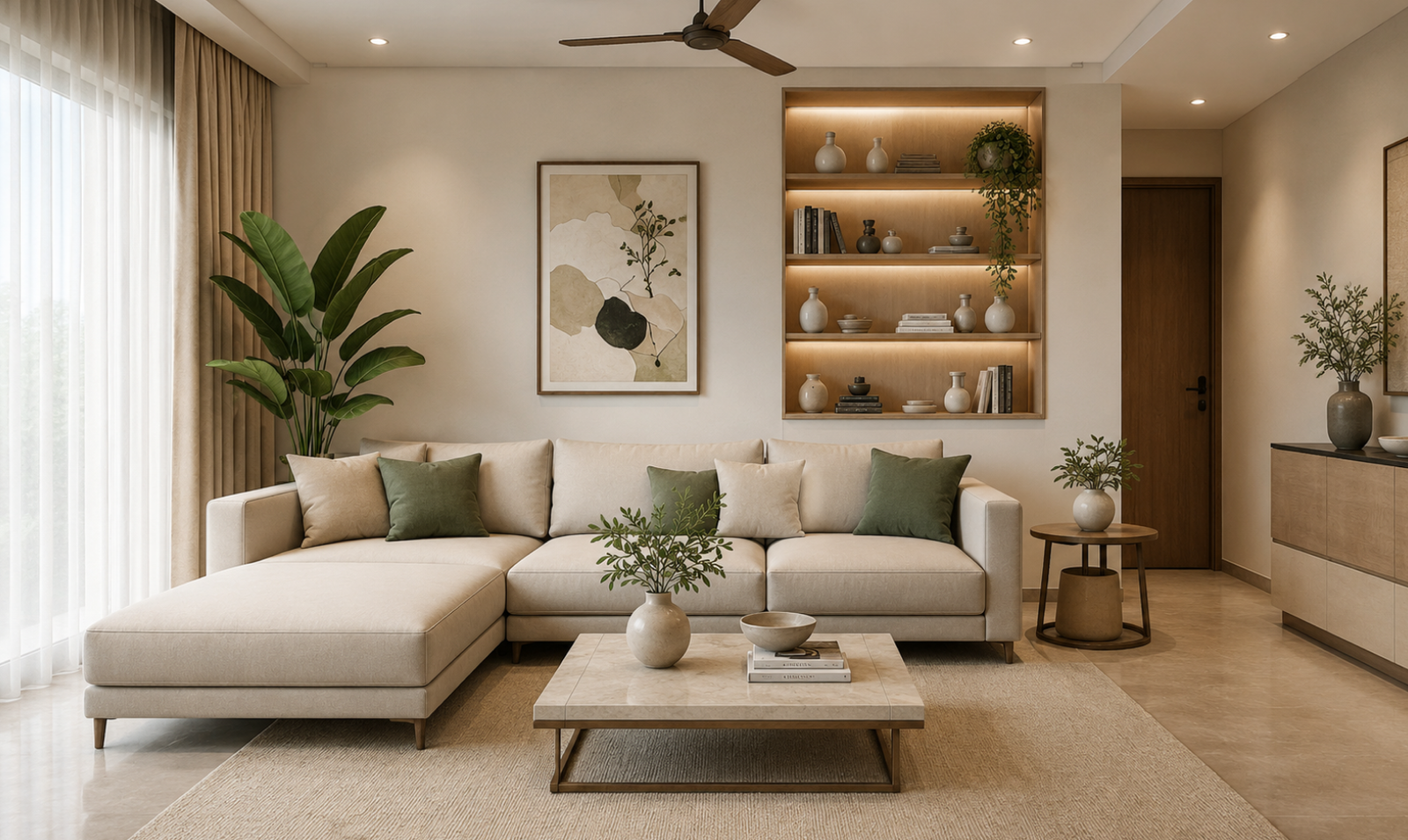 Interior design transformation after design and styling by Rasa Interio